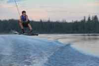 Wakeboarding at Cluculz Lake