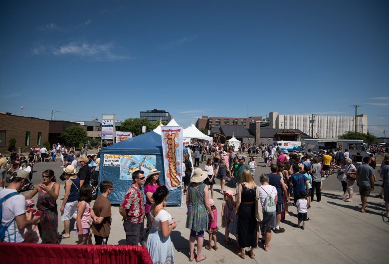 People attending Summerfest 2016