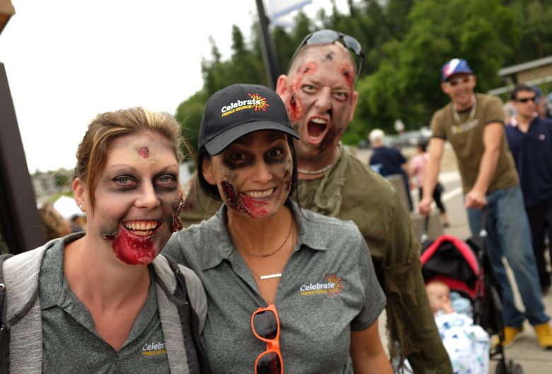 Zombies in downtown Prince George