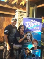 Enjoying dinner thanks to 101.3 the River