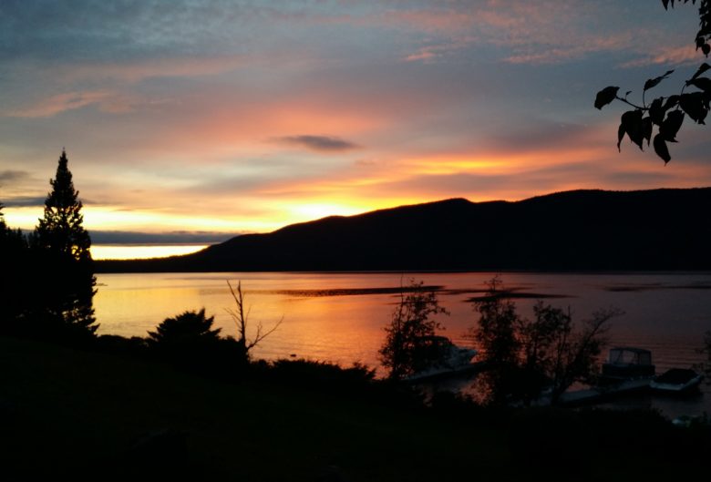 Sunset at Purden Lake