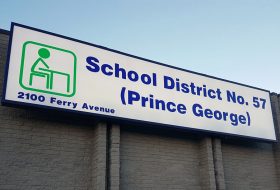 School District No. 57 sign