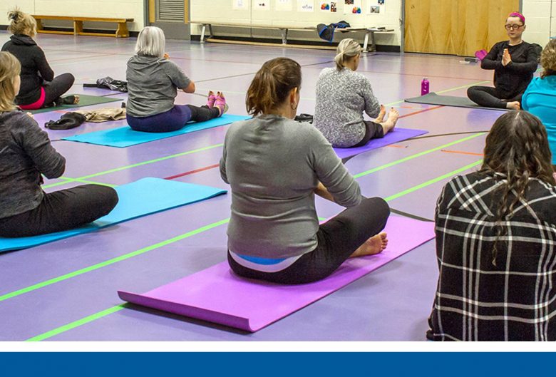 people doing yoga