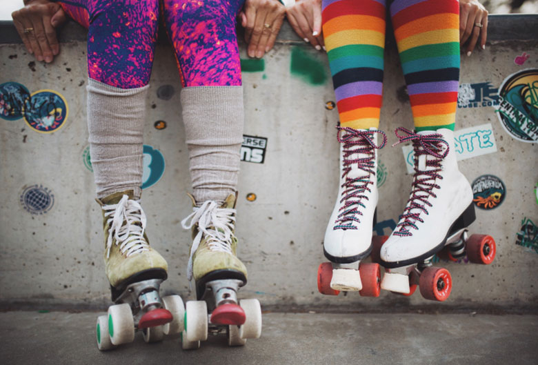 Roller skates.