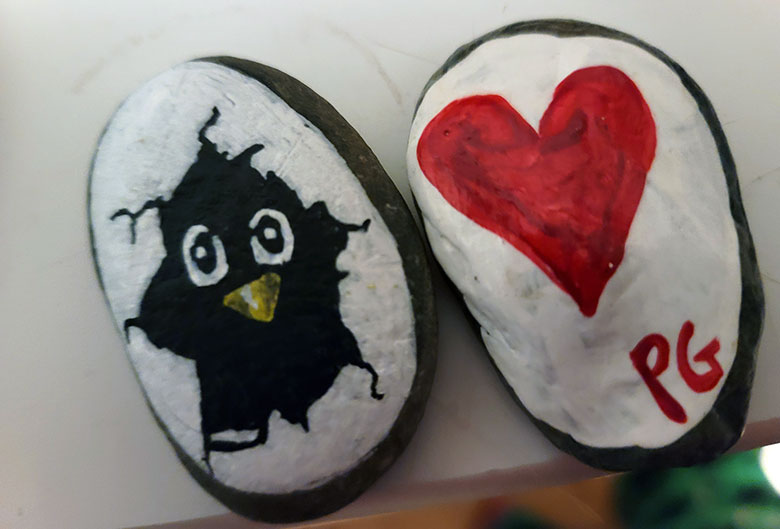 Painted rocks