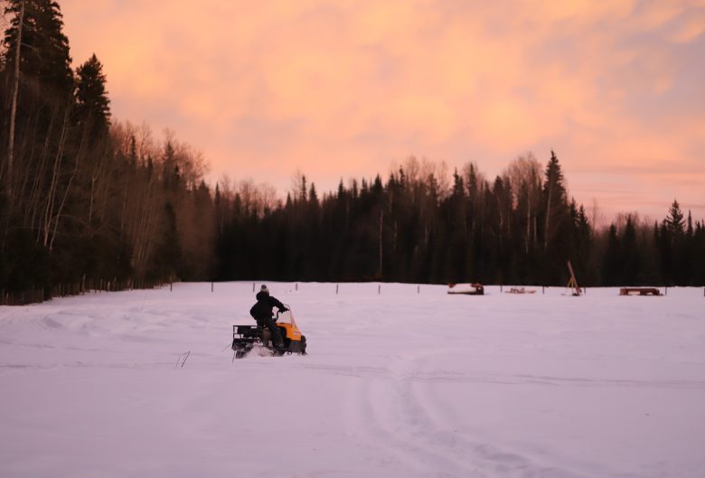 Snowmobiling